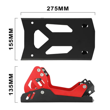 Motorcycle Heavy-duty Steel  Front Wheel Stand Wheel Chock Upright Locks