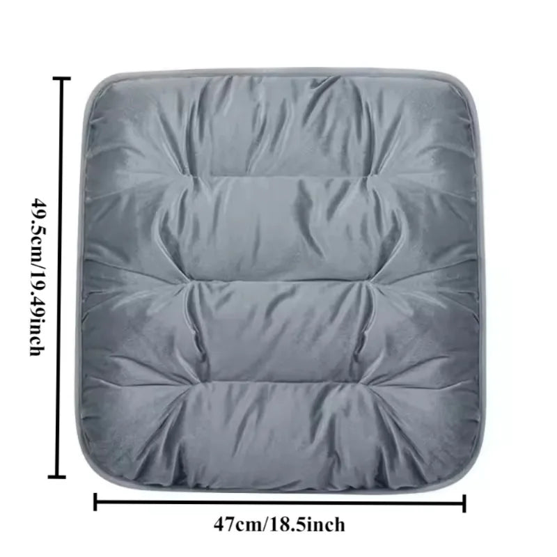 Fashionable Car Seat Covers Short Fleece Warm Seat Cushions 3 Pcs