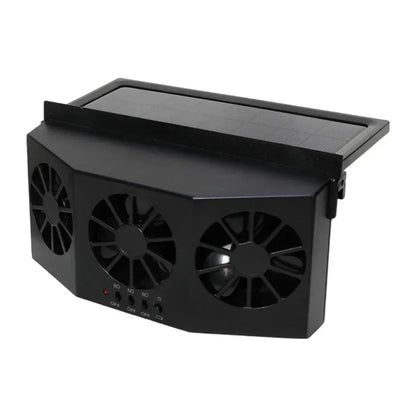 Car Exhaust Fan USB Rechargeable/Solar Air Cooling Ventilation Fan