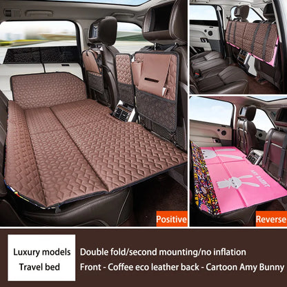 Car Non-inflatable Back Seat Folding Safety Mattress Travelling Mattress