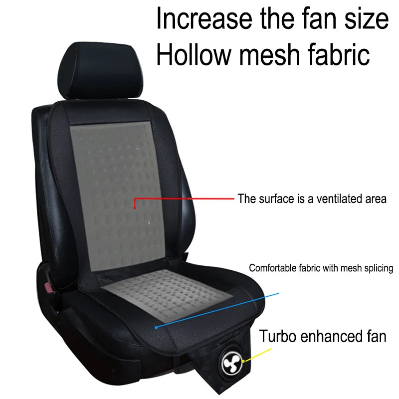 Air Seat Cushion With The Fan Blowing Cool Summer Ventilation Cushion Seat Cushion