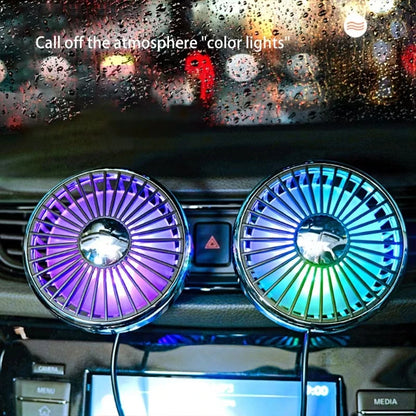 Car Portable Mini Fan Vent Clip Fan Air Conditioner