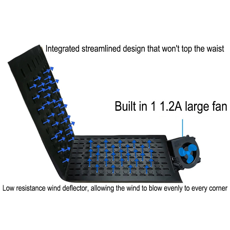 Air Seat Cushion With The Fan Blowing Cool Summer Ventilation Cushion Seat Cushion