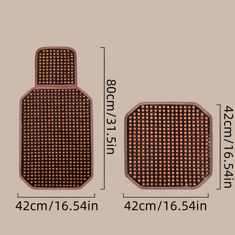 Car Cool Wooden Bead Universal Seat Cushion