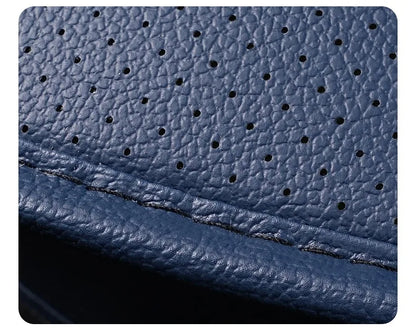 Car Perforated Leather  Front Bottom Anti-Slip Universal Seat Cushion