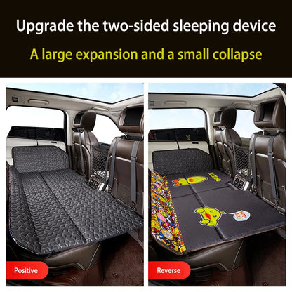 Car Non-inflatable Back Seat Folding Safety Mattress Travelling Mattress