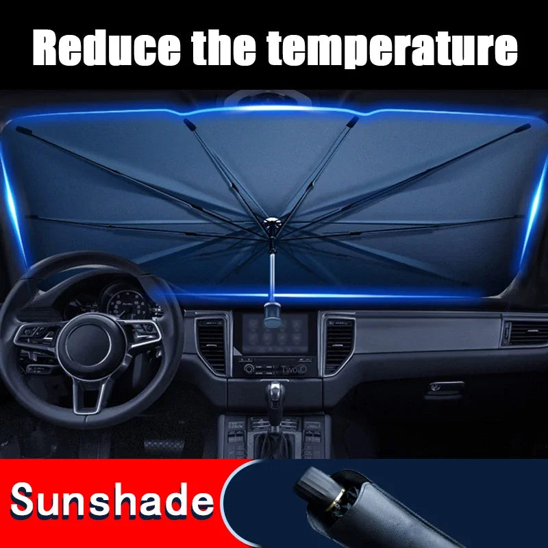 Car Sunshade Umbrella UV Summer Sun Protection