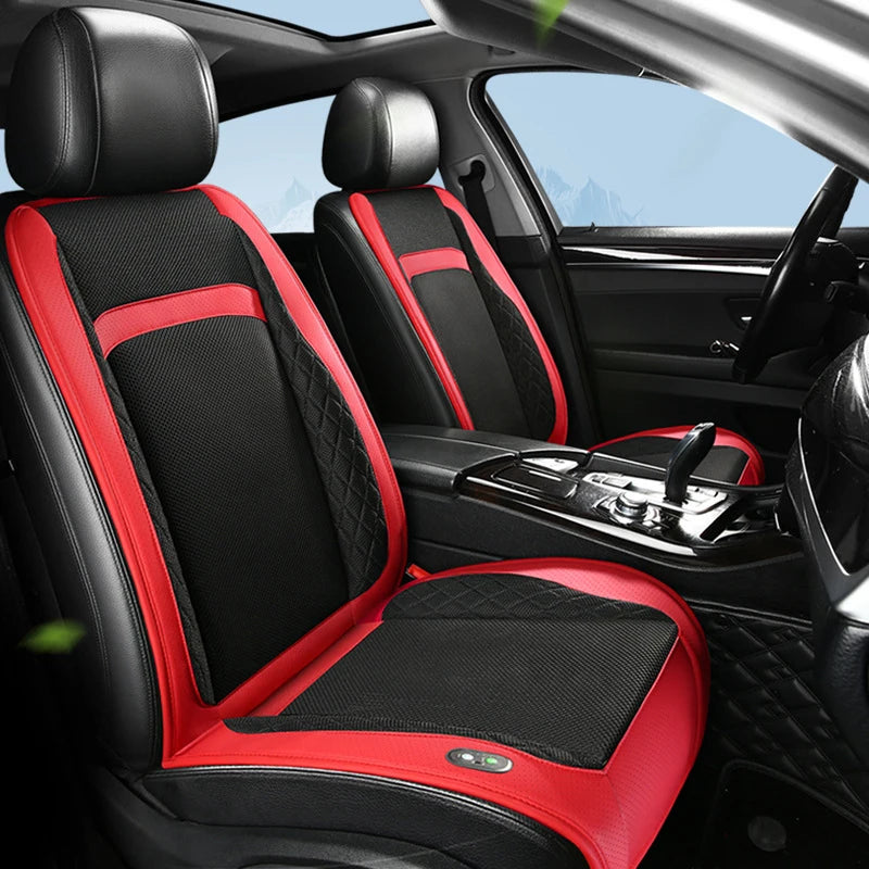 Car Summer Cool 3D Spacer Air Seat Cushion 16 Fans 12V/24V