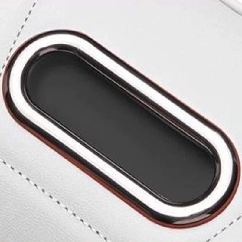 Car Universal Armrest Cushion Quilted Leather Enhance Comfort Oraganizer
