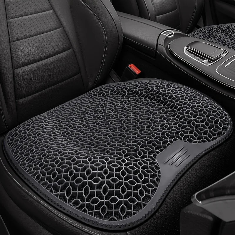 1pc Gel Seat Cushion - Honeycomb Design for Car/Office | Breathable