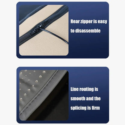 Cooling Car Seat Cushion Driver Seat Cushion with 5 Fans Breathable Three-Speed Adjustable Pad