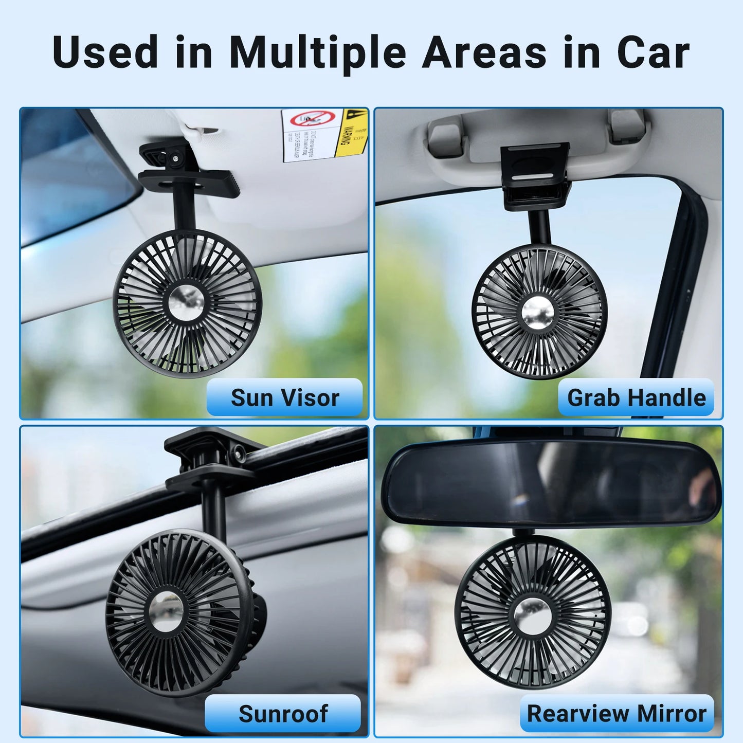 Car Summer USB Air Conditioner Ambient Fans