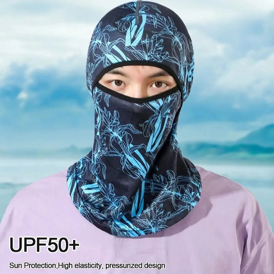 Motorcycle Cycling Summer Cool Ice Silk Full Face Sun Anti-UV Protection Face Cover Masks