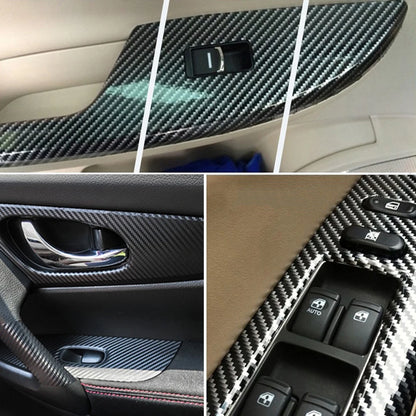 Car Carbon Fiber Stickers Exterior Vinyl Film Wrap Protective 30x100cm