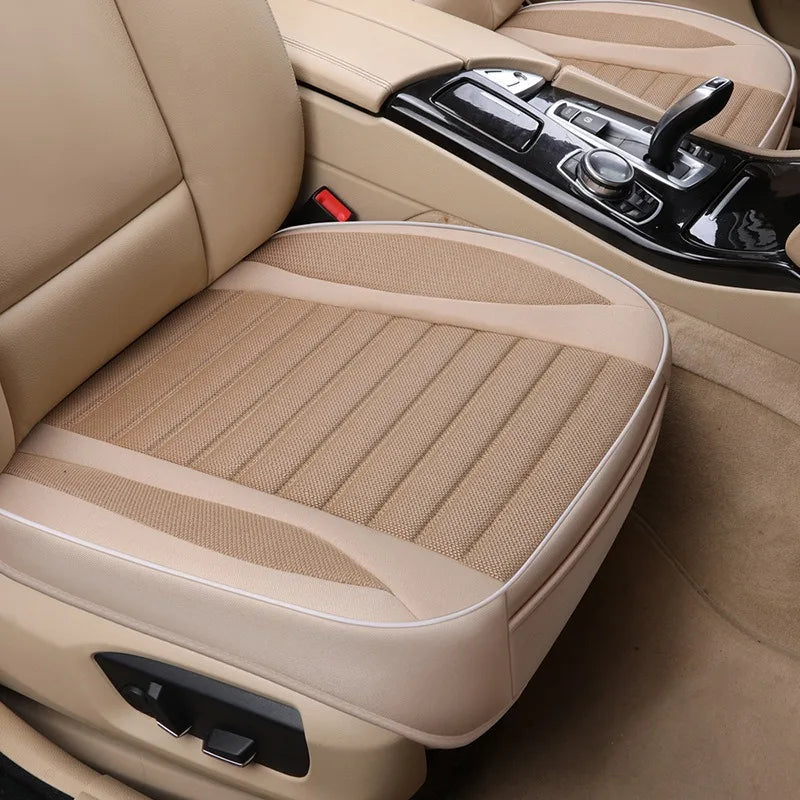 Car Breathable Business Soft Linen Fabric Seat Covers