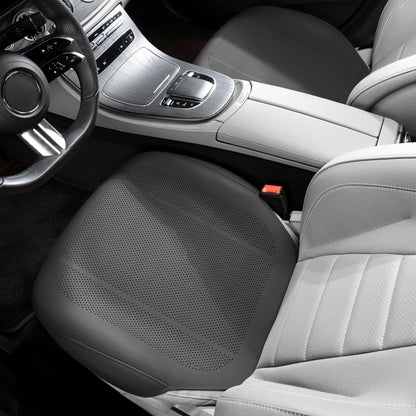 Car PU Leather Cooling Breathable Non Slip Thin All Season Universal Seat Cushion