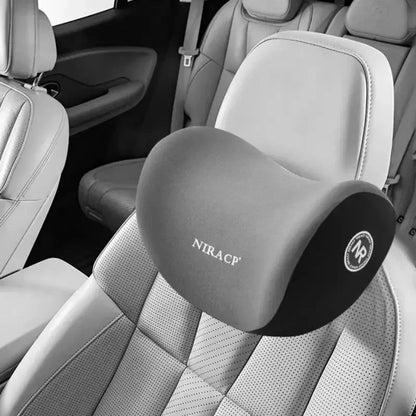 Car Headrest Lumbar Support Seat Cushion Backrest Set