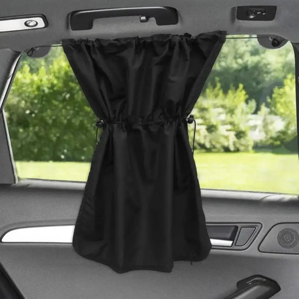 2Pcs Car Heat Insulation Sunshade Sun Protection Side Window Curtain