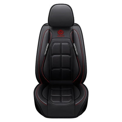 Car Luxury Pu Leather Universal Auto Front Seat Protective Seat Cushion