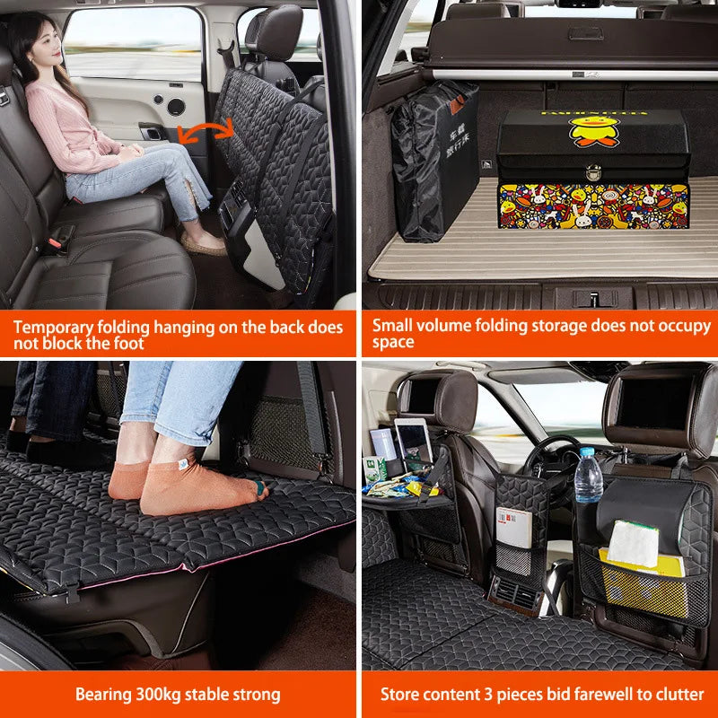 Car Non-inflatable Back Seat Folding Safety Mattress Travelling Mattress