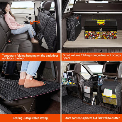 Car Non-inflatable Back Seat Folding Safety Mattress Travelling Mattress