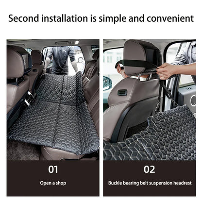Car Non-inflatable Back Seat Folding Safety Mattress Travelling Mattress