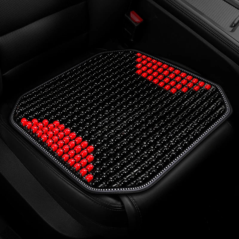 Summer Wooden Beads Seat Cushion  Cool and Breathable Comfortable Multi-occasion Use