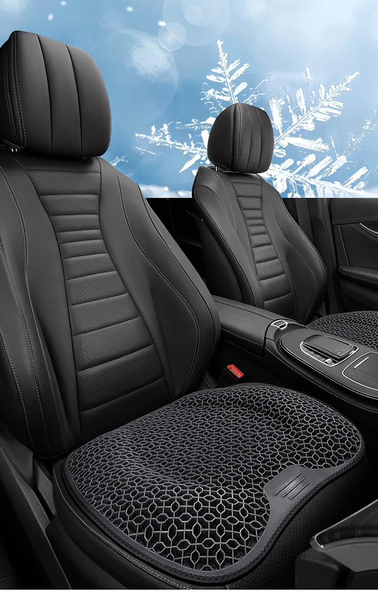 1pc Gel Seat Cushion - Honeycomb Design for Car/Office | Breathable