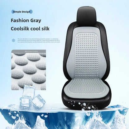 Auto Car Suv Truck Van Summer Cool Ice Silk Seat Cushion