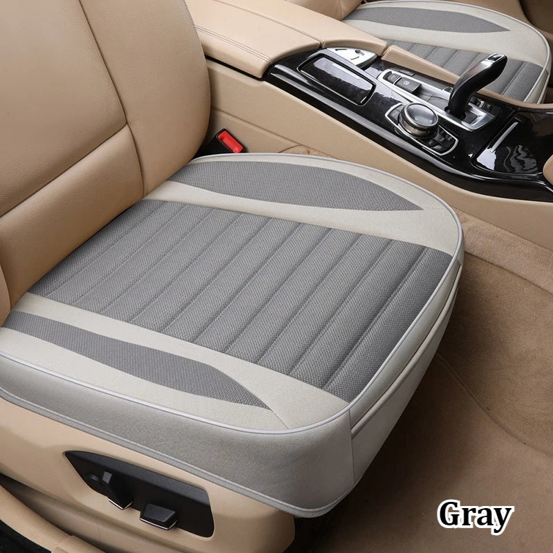 Car Breathable Business Soft Linen Fabric Seat Covers