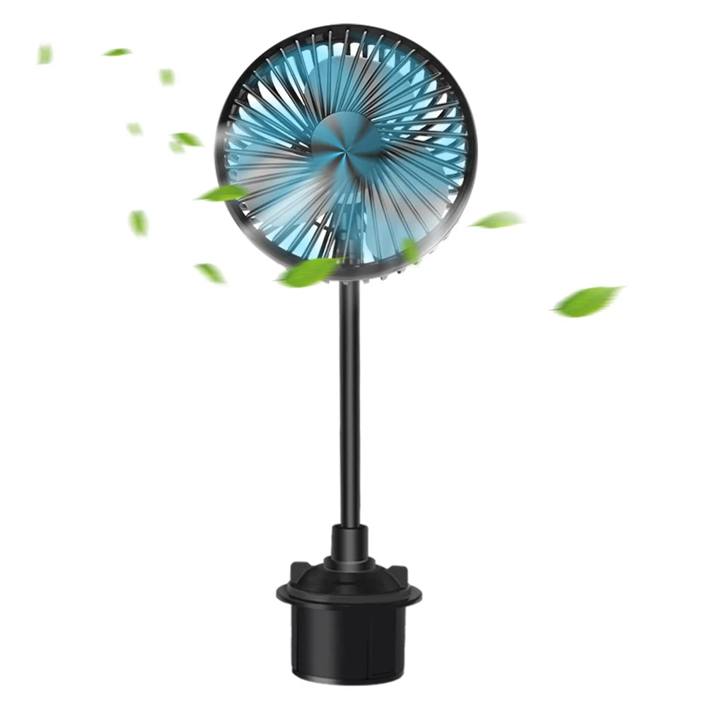 Car USB 3 Speed Powerful Quiet Rotatable Cooler Fan