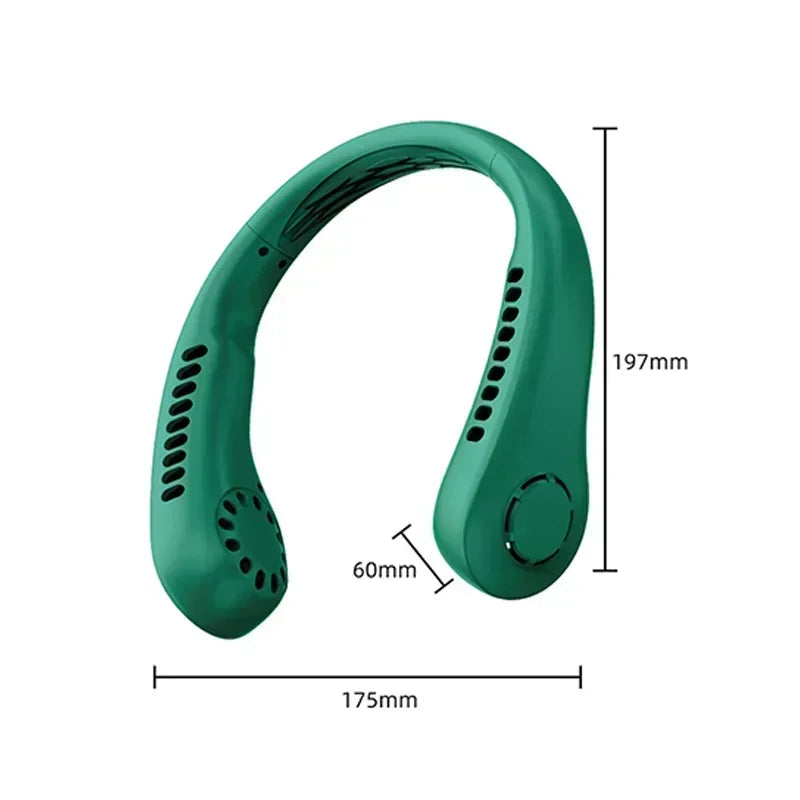 Portable Neck  Mini Electric Silent Neckband Wearable Fans
