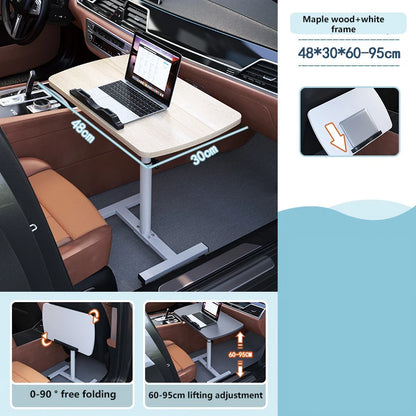 Car Mounted Table Board Foldable Dining Common Table Organizer