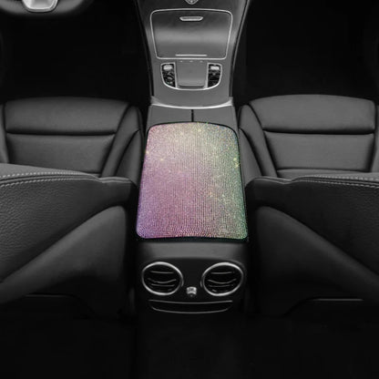 Car Diamond Studded Interior Protection Soft Comfortable Armrest Pad