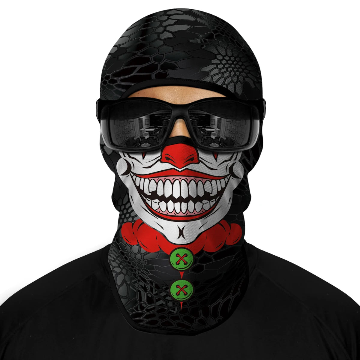 Motorcycle Full Face Sun Protection Lining Summer Breathable Skull Halloween Masks