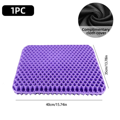 Car Gel Seat Summer Breathable Honeycomb Cushion