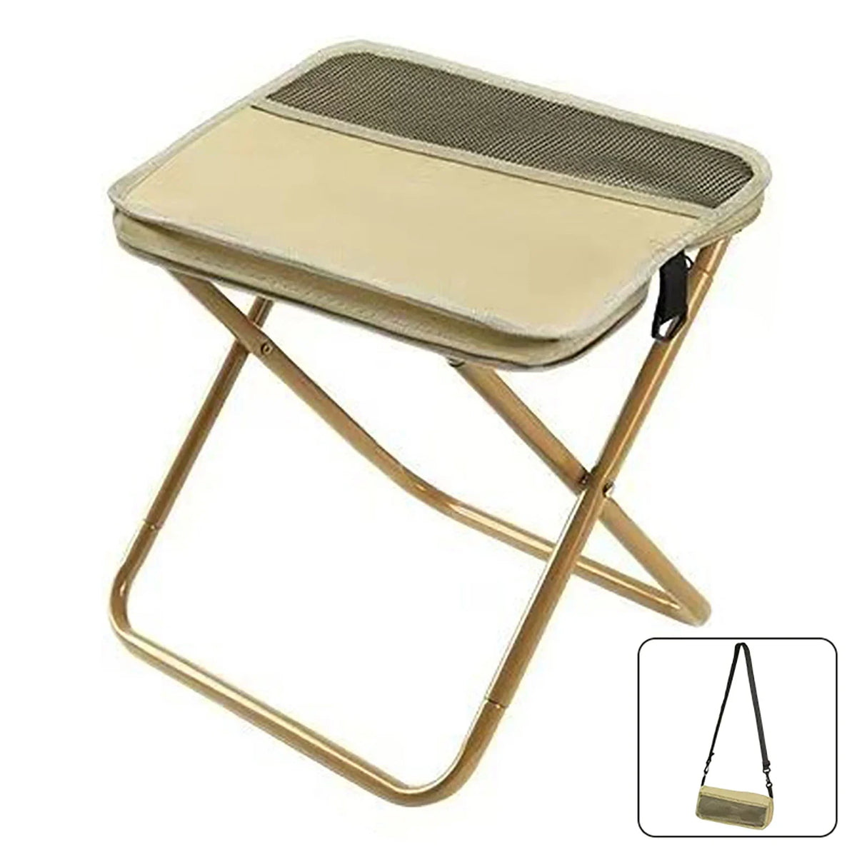 Camping Foldable Backpack Stool Portable Satchel Pen Bag Lightweight Fishing Travel Chair