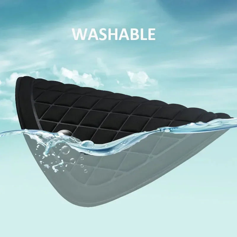 Car Driver Comfort Memory Foam Non-Slip Rubber Vehicles Office Seat Cover