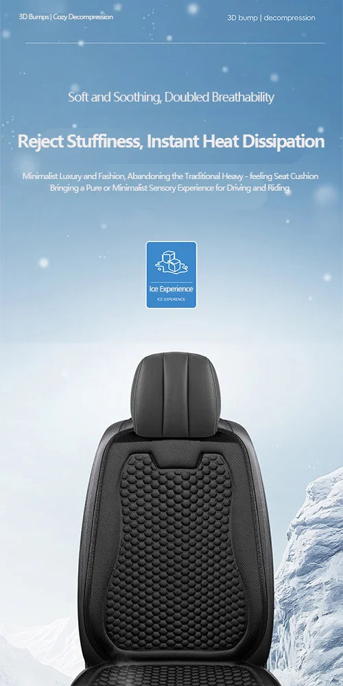 1pc Car Seat Cushion - All-Season Comfortable & Breathable, Office Chair Cushion