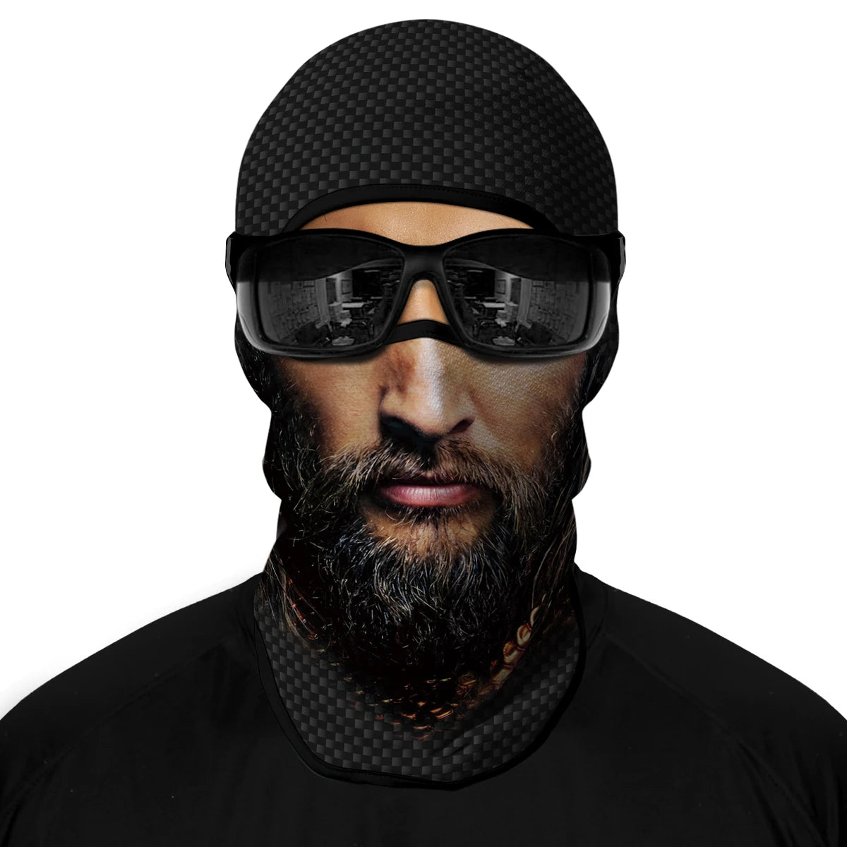 Motorcycle Full Face Sun Protection Lining Summer Breathable Skull Halloween Masks