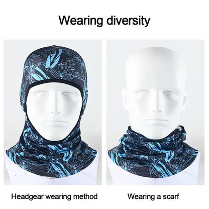 Motorcycle Cycling Summer Cool Ice Silk Full Face Sun Anti-UV Protection Face Cover Masks