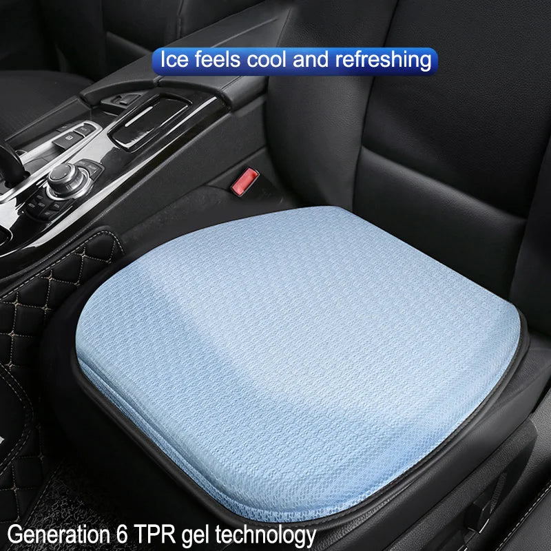 Car USB Ventilated Cooling 6 Fans Gel Seat Cushion Pad