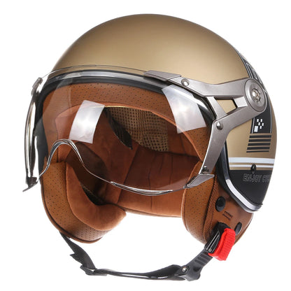 Motorcycle Helmet Vintage Chopper Bike Scooter 3/4 motorcycle Helmet