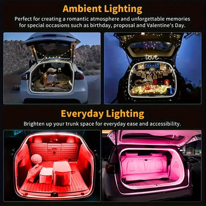 Car Trunk Universal  LED Silicone Light Strip 2M
