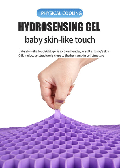 Car Gel Seat Summer Breathable Honeycomb Cushion