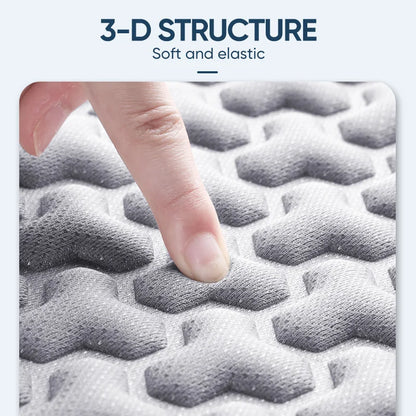Car Seat Summer 3D Breathable Ice Silk Convex Cushion