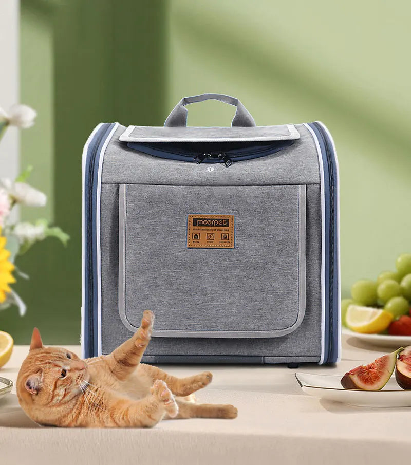 Bicycle Carrying Cat Dog Pet Bag Portable Backpack Organizer