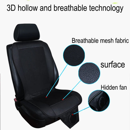 Air Seat Cushion With The Fan Blowing Cool Summer Ventilation Cushion Seat Cushion
