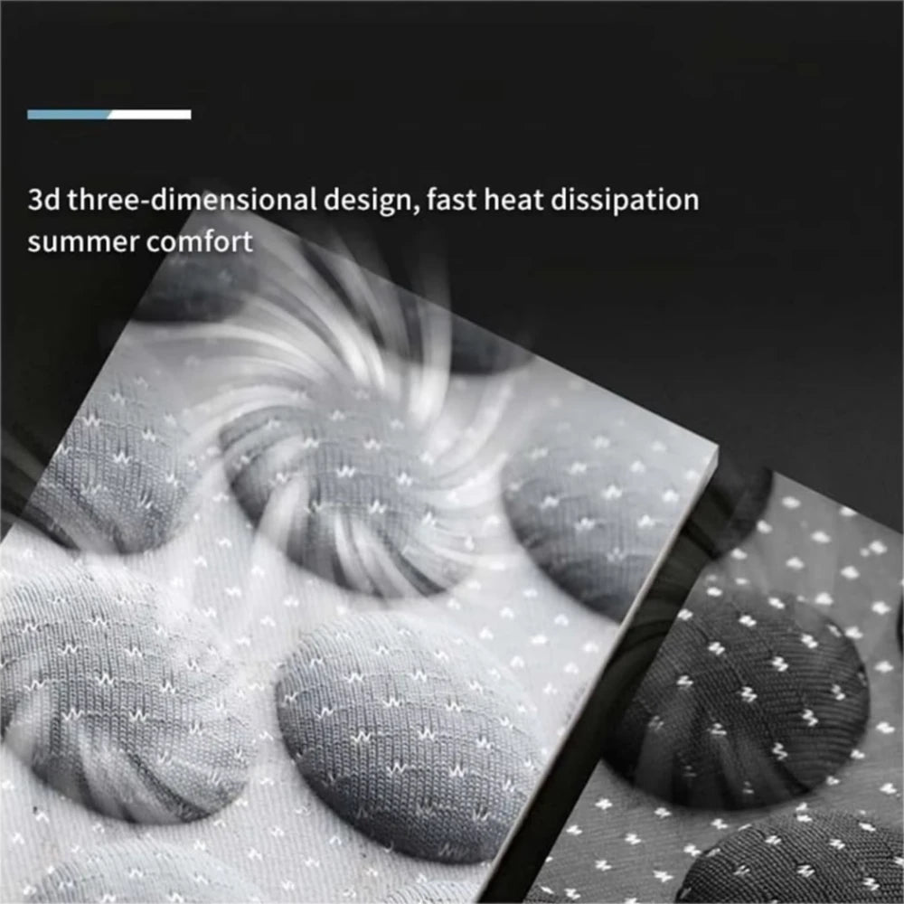 3D Textured Breathable Cooling Summer Car Seat Cushions