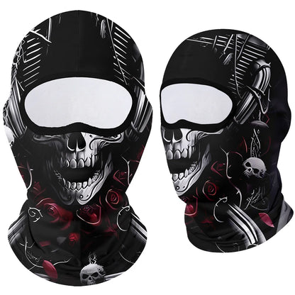 Motorcycle Face Mask Clown Ghost Skull Breathable Windproof UV Sun Dust Protective Mask
